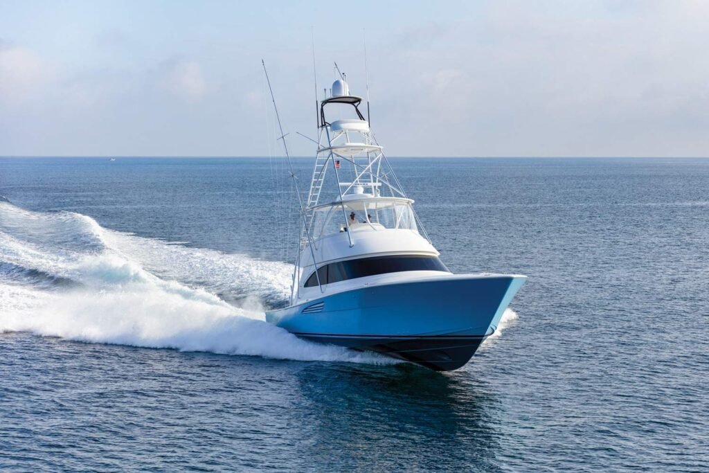 2 cabin yachtfisher at anchor, around 2,500,000 euros