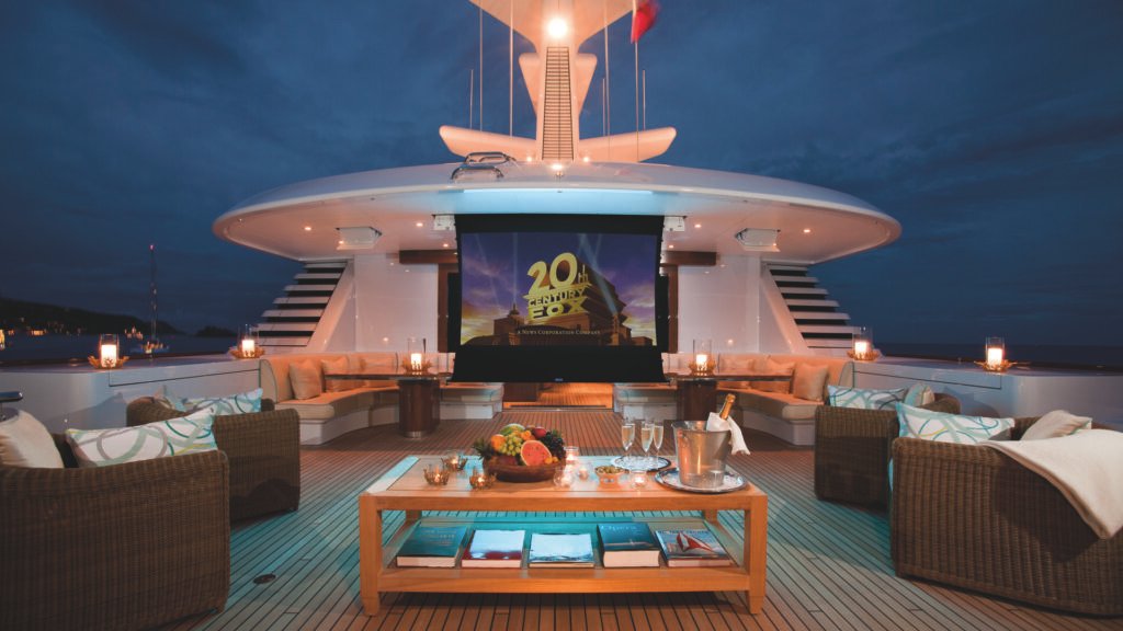 Lady Britt sun deck cinema