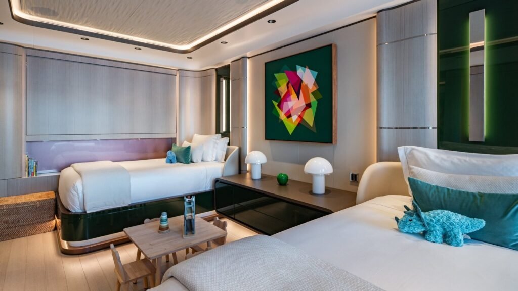 Malia lower deck twin cabin