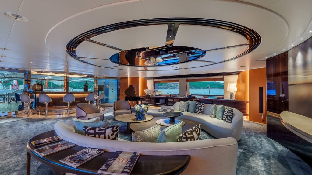 Maltese Falcon main deck lounge