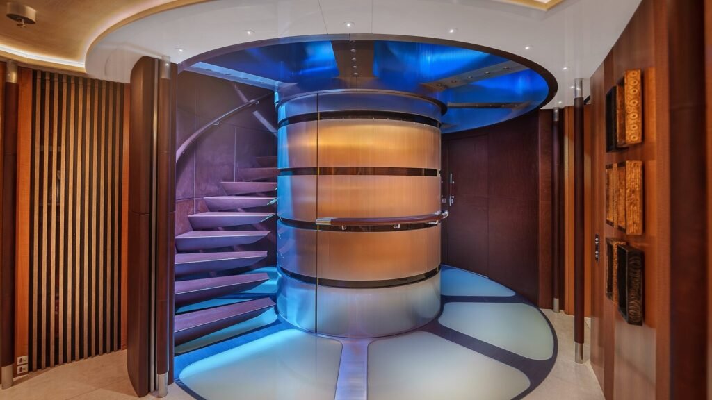 Maltese Falcon staircase atrium