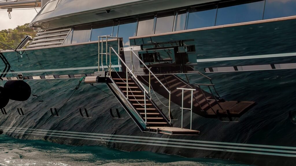 Maltese Falcon swim platform