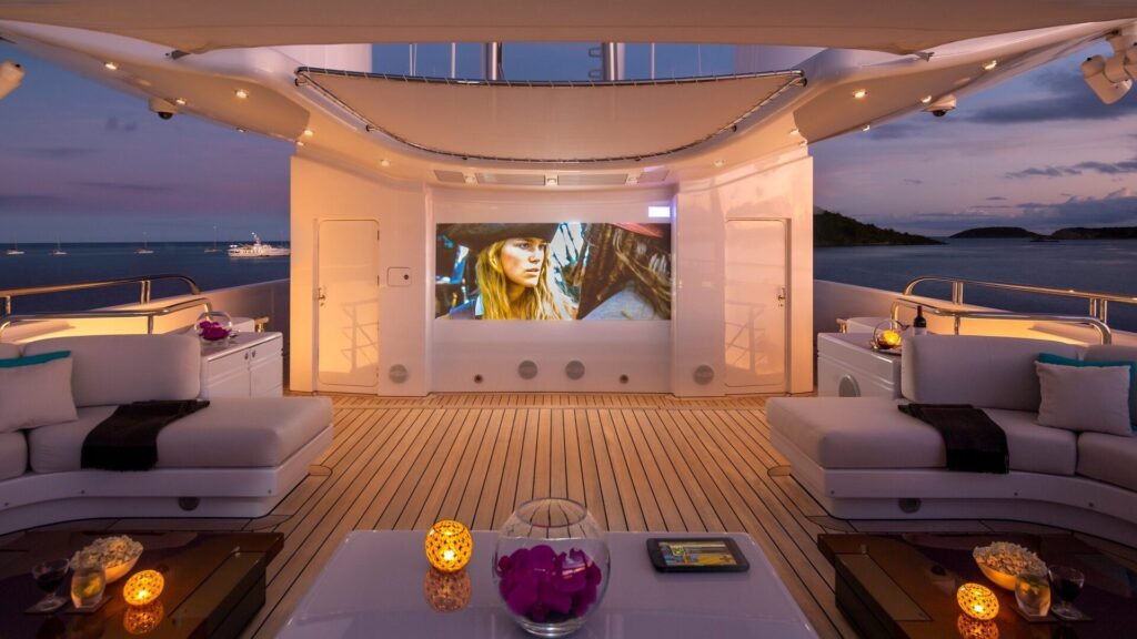 Siren sun deck outdoor cinema