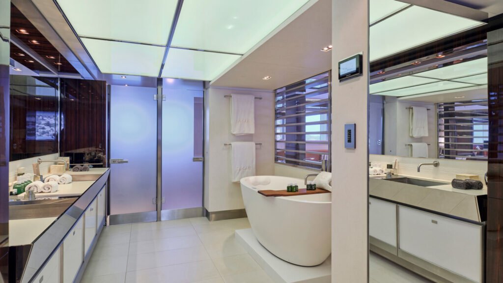 Totem — master bathroom with freestanding tub