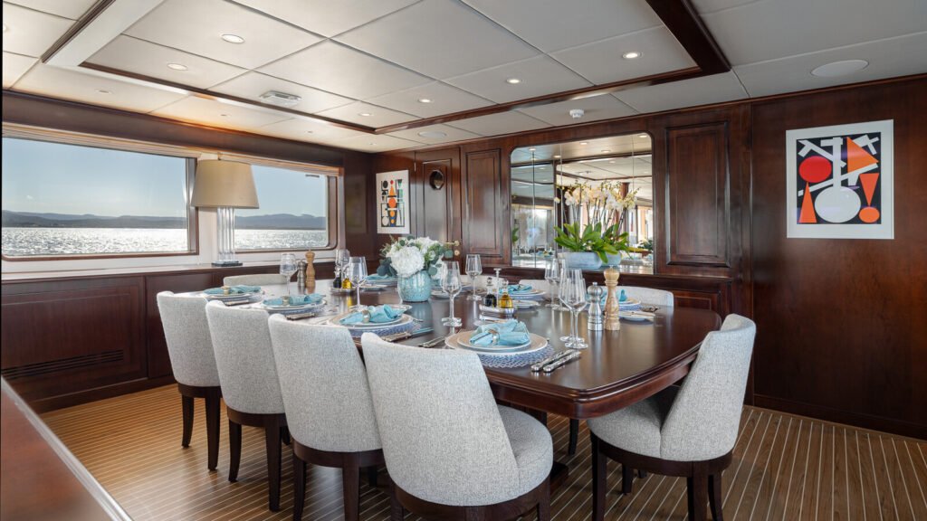 Formal interior dining room