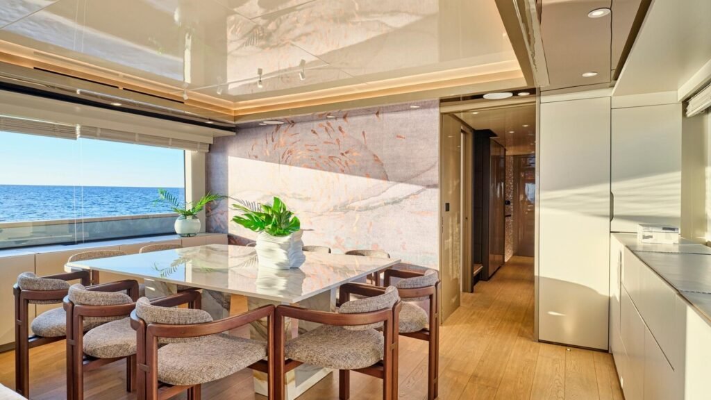 Seammetry charter yacht