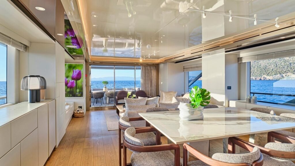Seammetry charter yacht