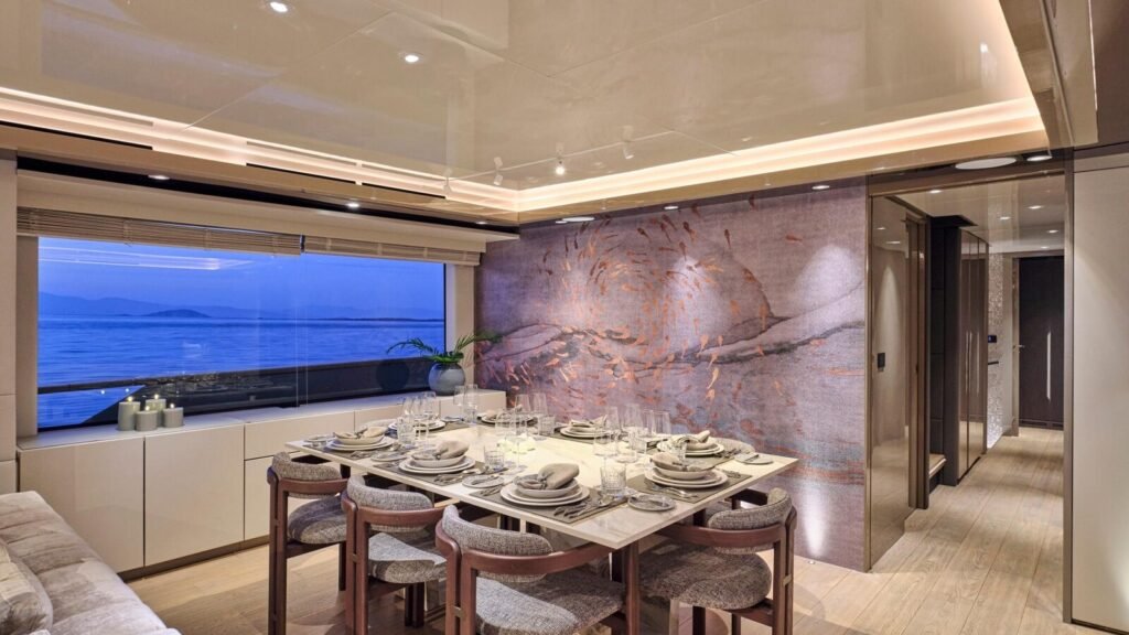 Seammetry charter yacht