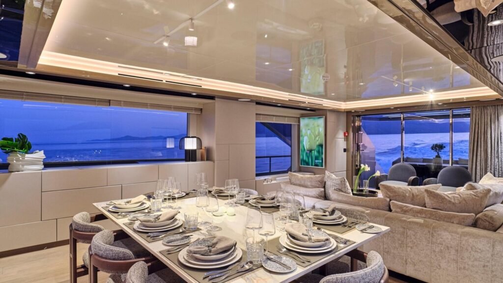 Seammetry charter yacht