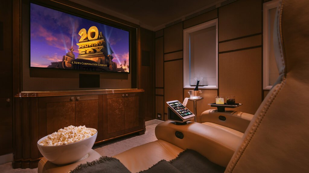 AELIA - cinema room with tiered seating