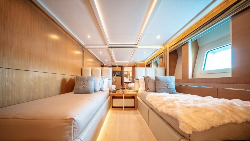 DB9 twin guest cabin