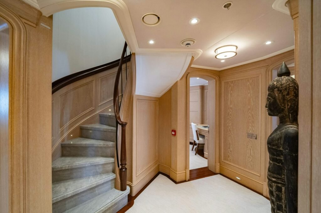 FABULOUS CHARACTER offset spiral staircase