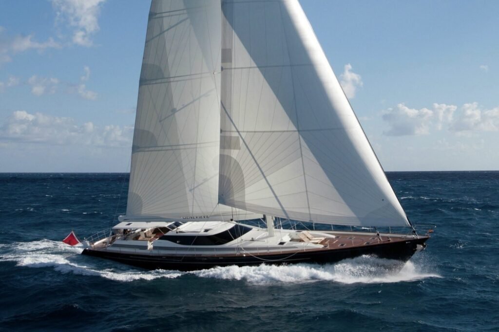 GENEVIEVE for charter, profile view