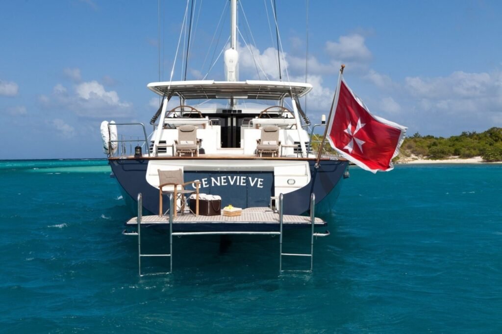GENEVIEVE under sail