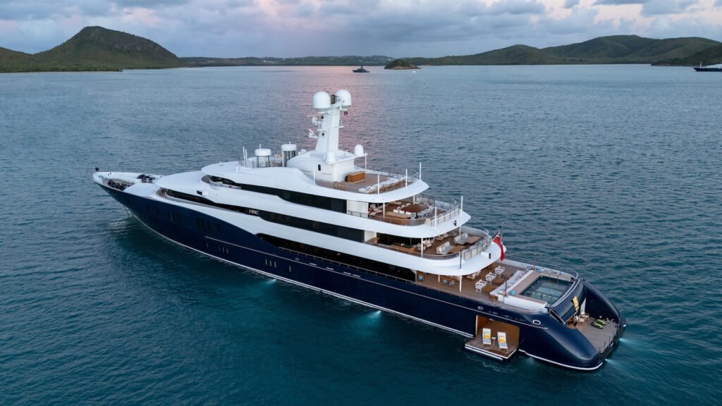 Abeking & Rasmussen yacht charter in the Windward Islands, exterior profile