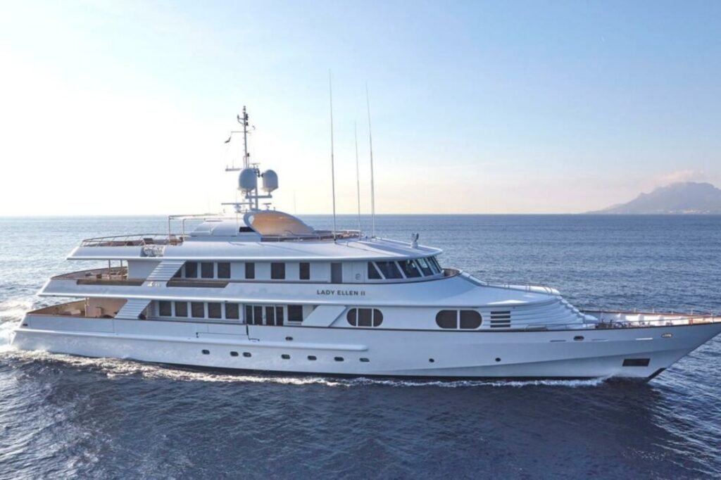 LADY ELLEN II for charter, profile view