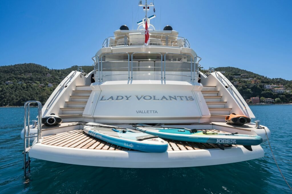 LADY VOLANTIS beach club swim platform