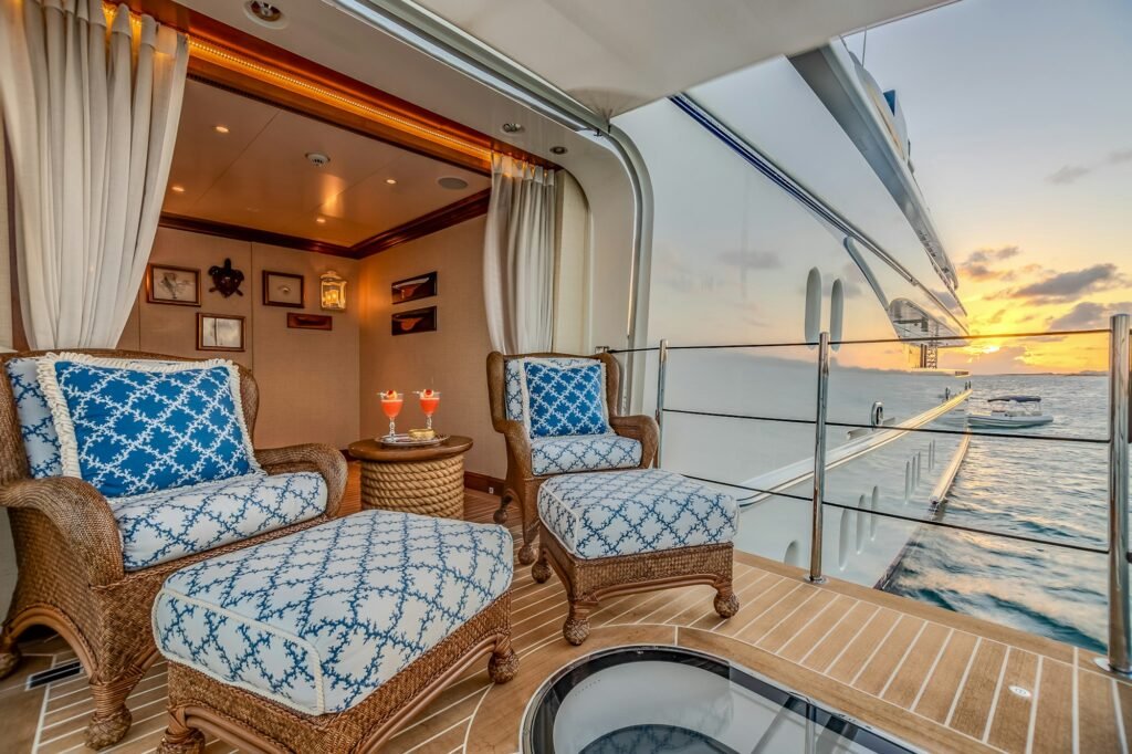 LADY KATHRYN V master sea terrace