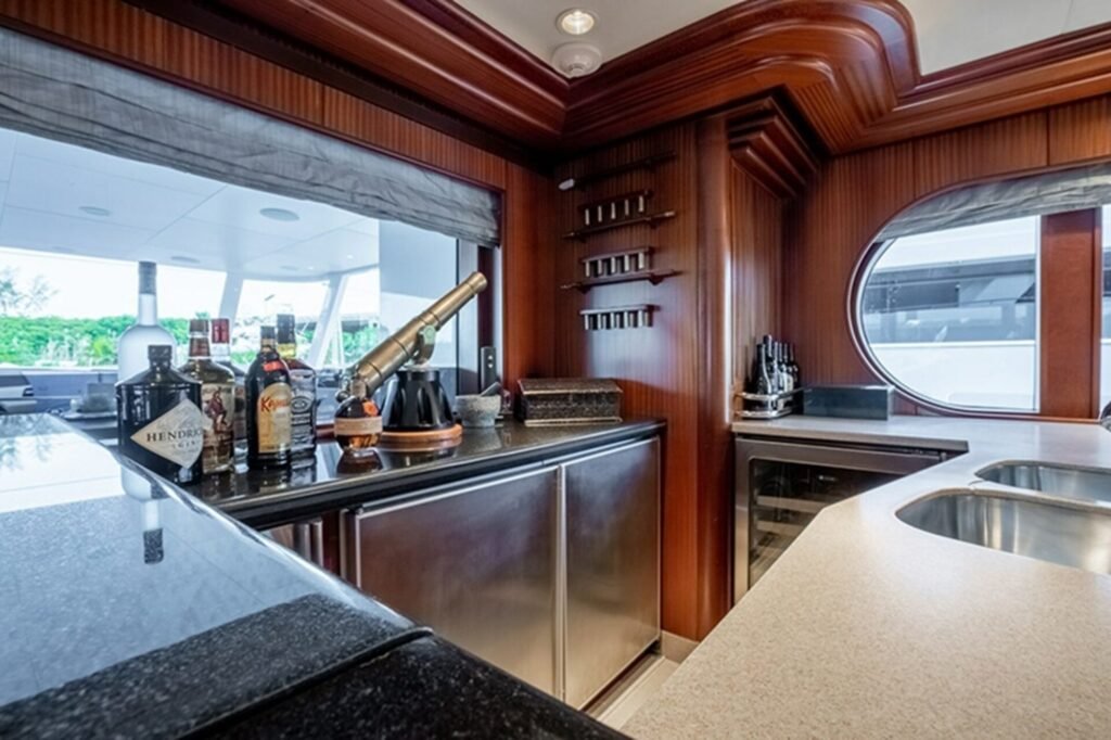 NEVER ENOUGH aft deck