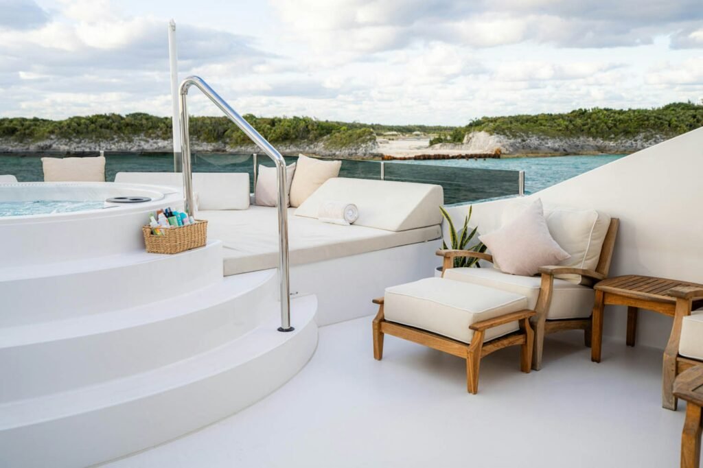 NICOLE EVELYN sundeck pool and seating