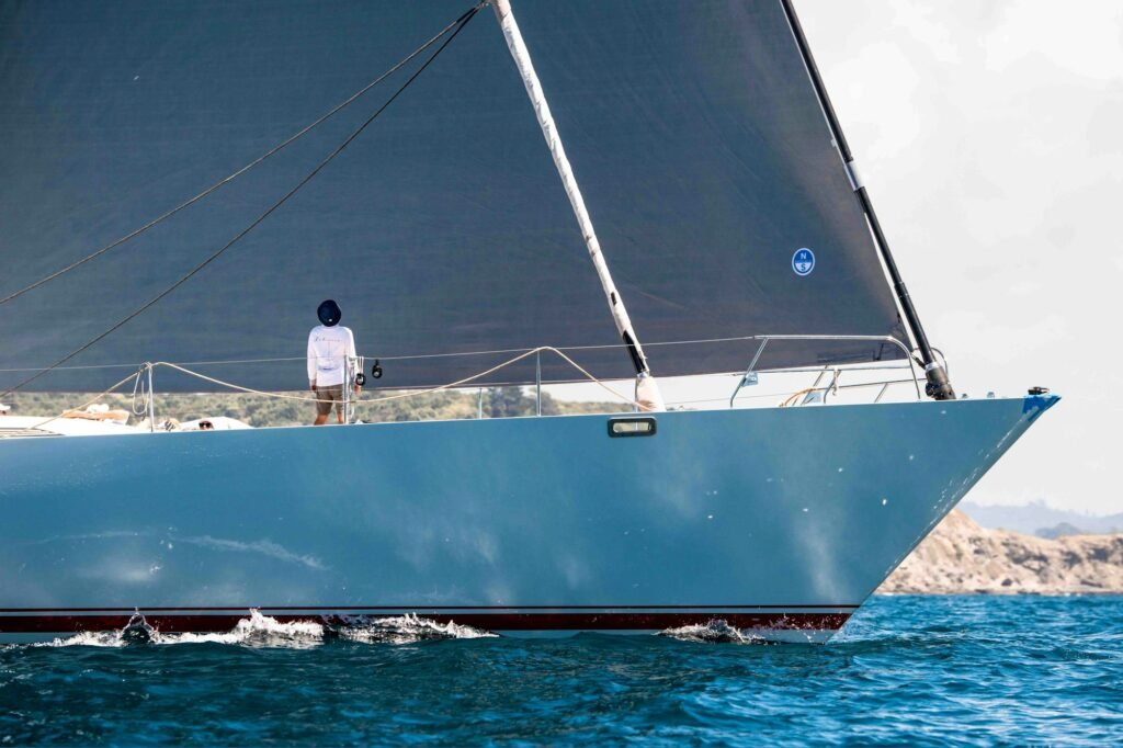 RADIANCE cockpit under sail