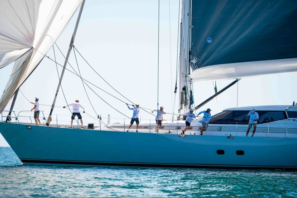 RADIANCE guests sailing on deck