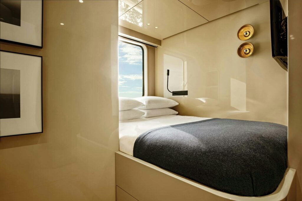 RH THREE guest stateroom