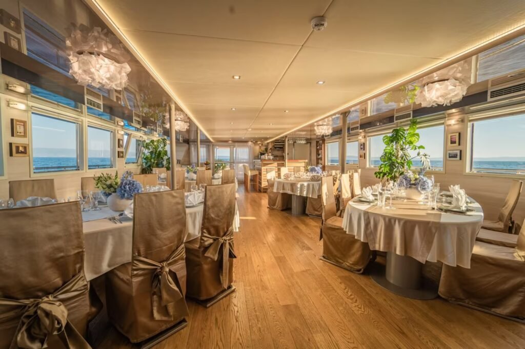 50m charter yacht gym, interior fitness room and equipment