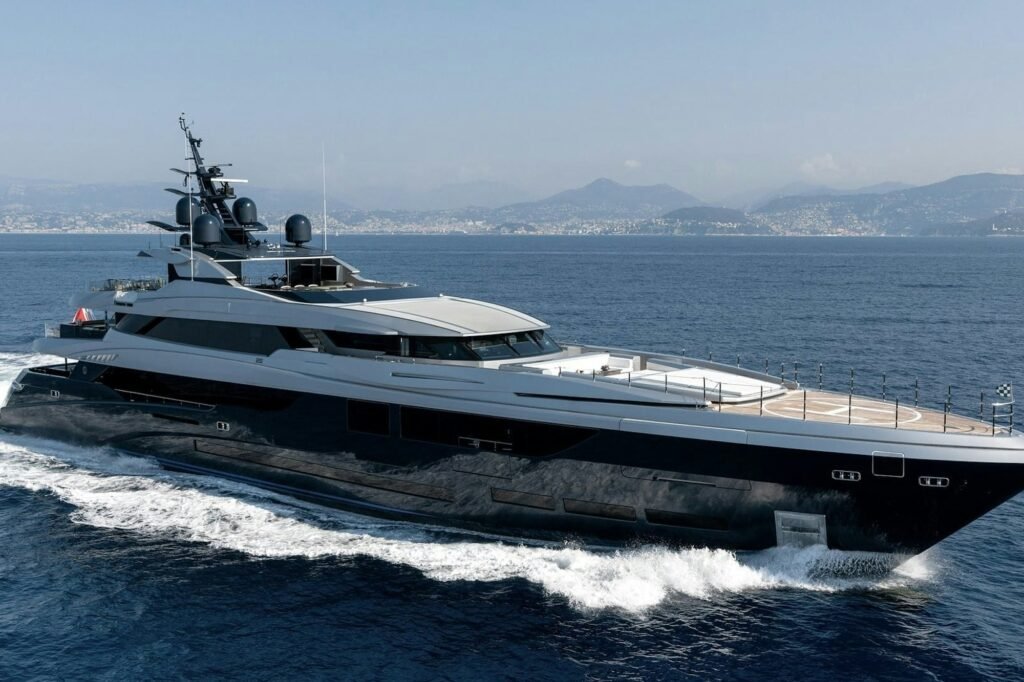SARASTAR for charter, profile view