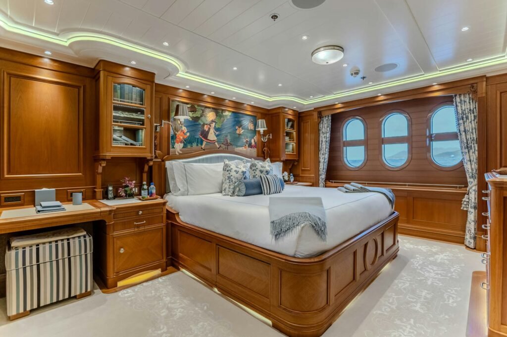 450,000 euro charter yacht, sun deck and pool