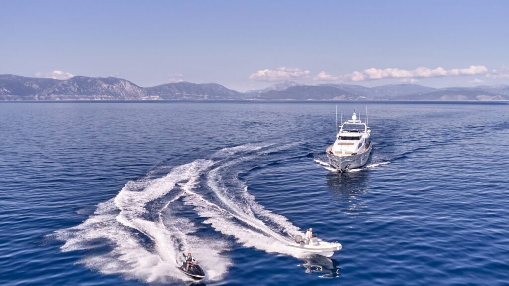 Motor yacht charter British Virgin Islands, superyacht in Sir Francis Drake Channel