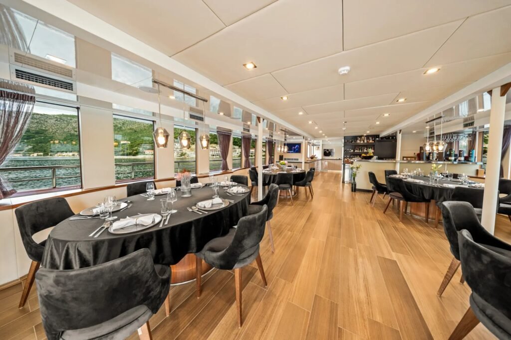 50m spa yacht charter, wellness treatment area