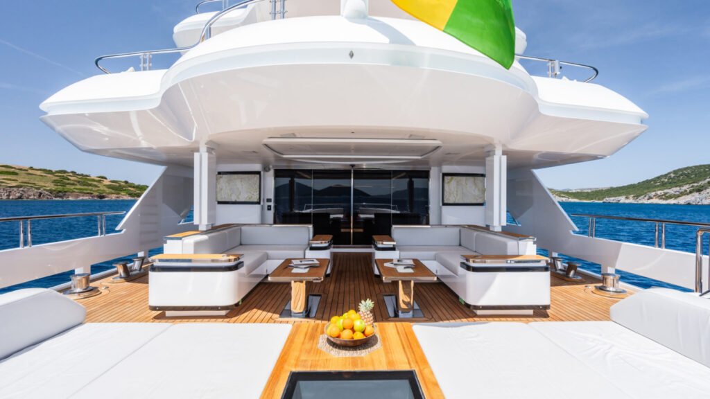 FORTUNA - CMB Yachts 2023 luxury charter yacht, view 3