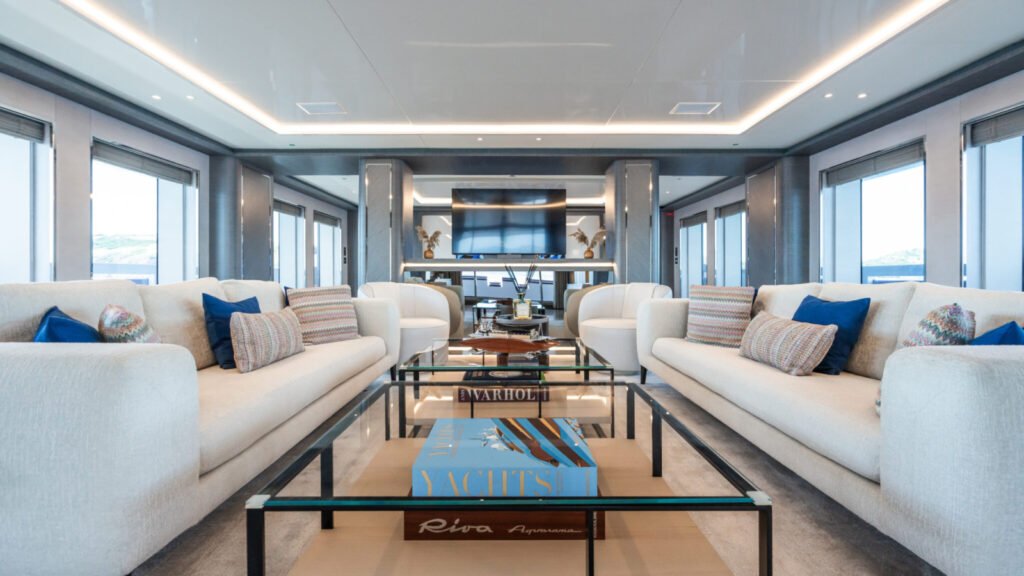 FORTUNA - CMB Yachts 2023 luxury charter yacht, view 4