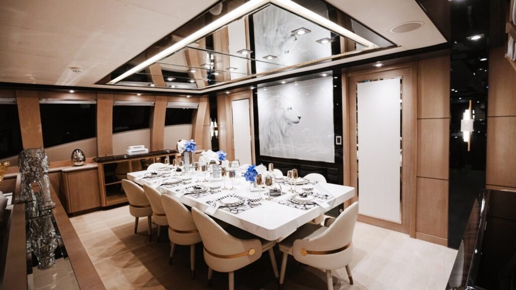 Main deck interior dining