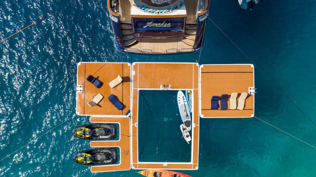 Classic yacht charter Skiathos, wooden hull at anchor in Sporades bay