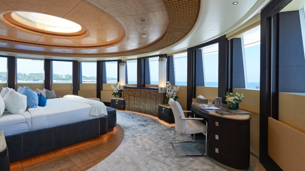 BARBARA, 88m Oceanco charter yacht - Master cabin