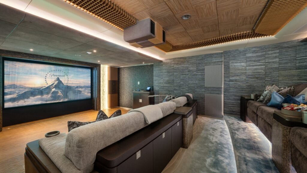 BARBARA, 88m Oceanco charter yacht - Cinema on lower deck