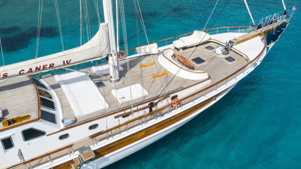 Classic charter yacht trade wind passage Antigua to Barbuda
