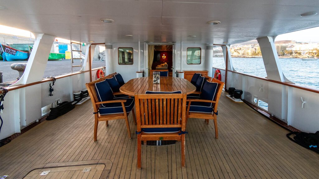 Classic yacht charter around Solta, Dalmatian coast, traditional vessel at anchor
