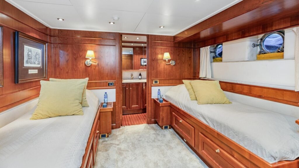 Chantal, 38.74m Global Engineering classic charter yacht (view 30)