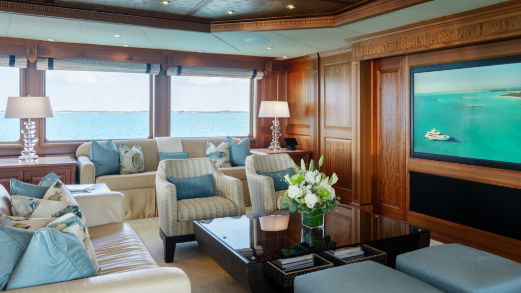 CROSSED SABRE Burger 44m luxury charter yacht