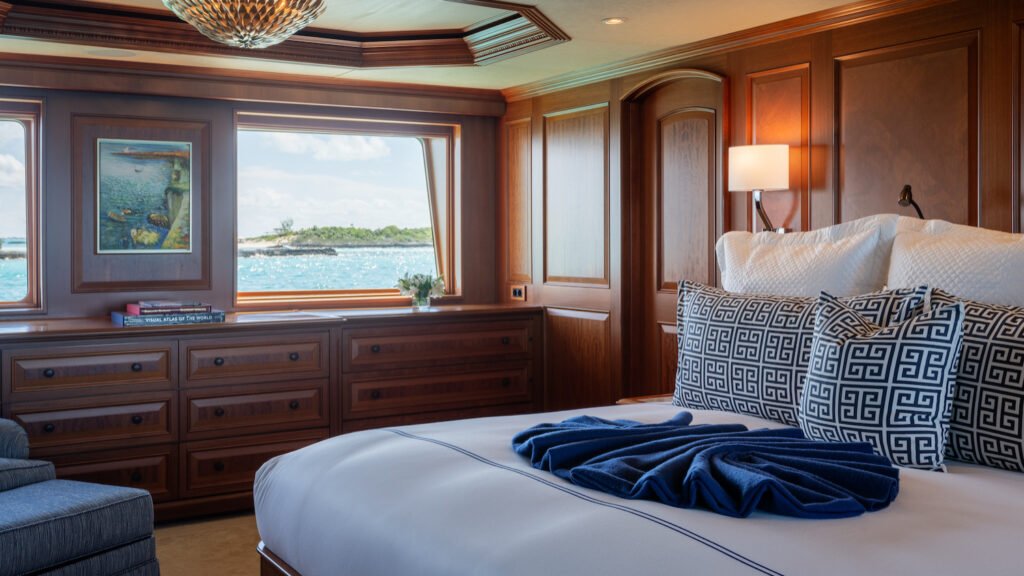 CROSSED SABRE Burger 44m luxury charter yacht