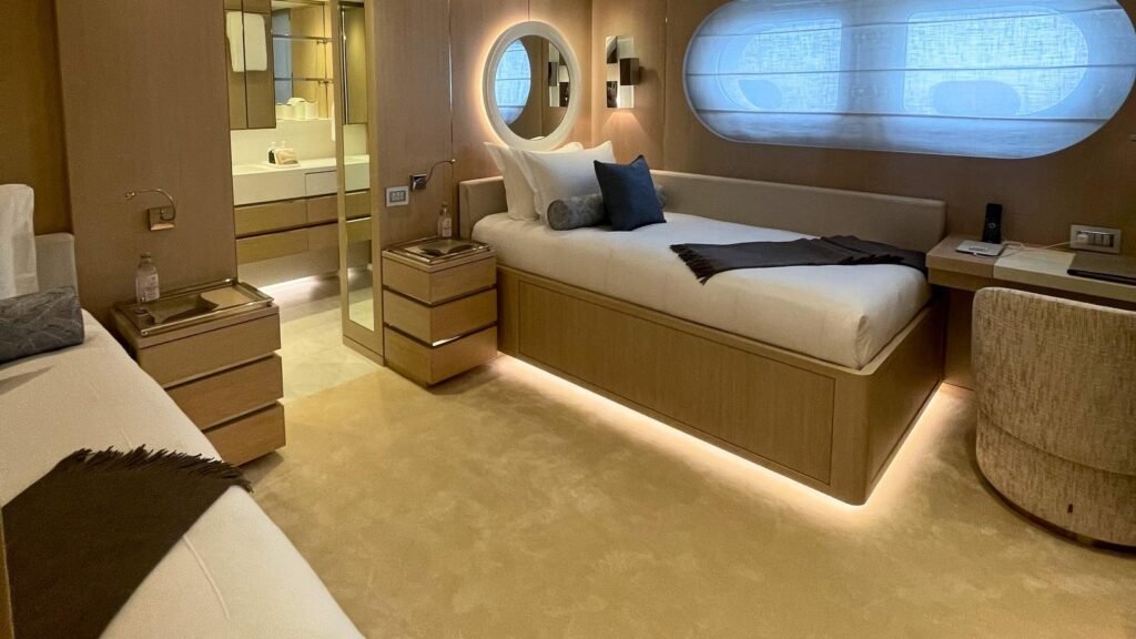 ELENI twin guest cabin
