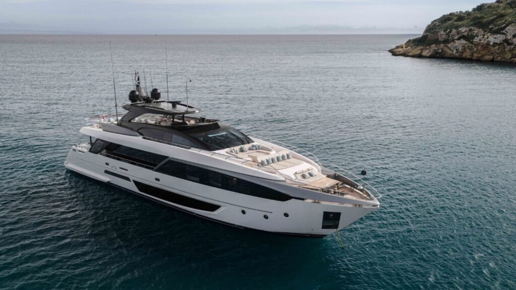 Aeolian Islands 125,000 Euro exterior, yacht at anchor