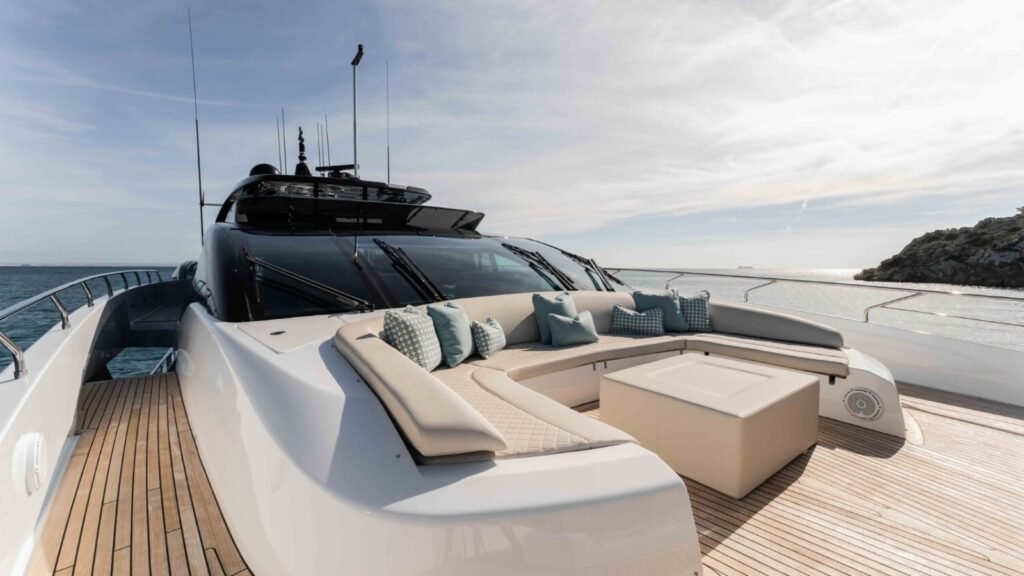 Aeolian Islands 125,000 Euro charter yacht, sun deck