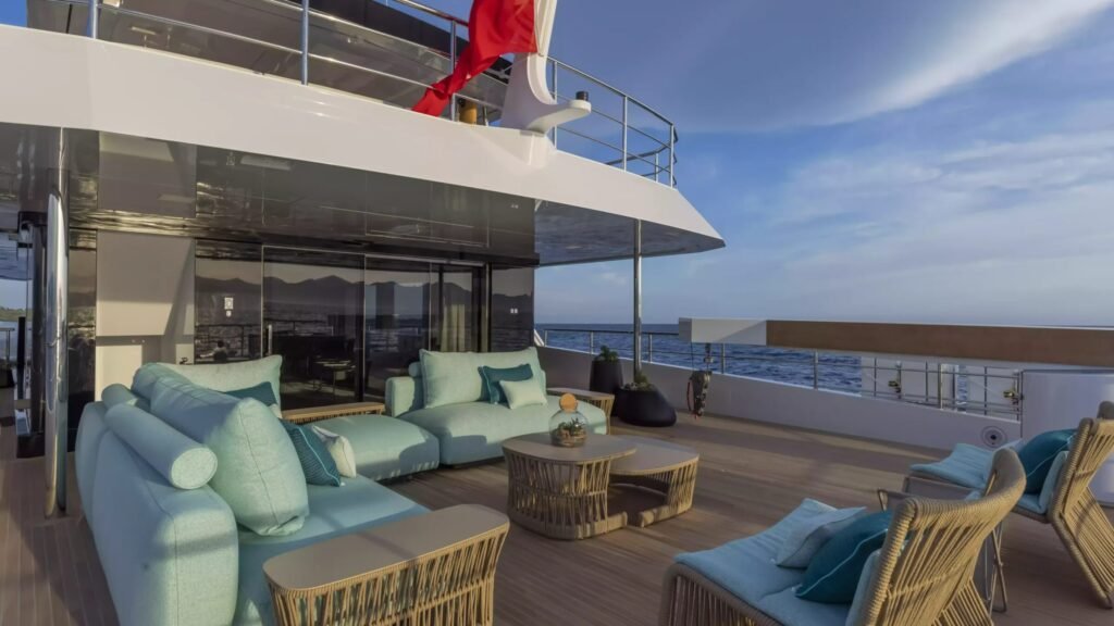 expedition charter yacht in Southeast Alaska fjord