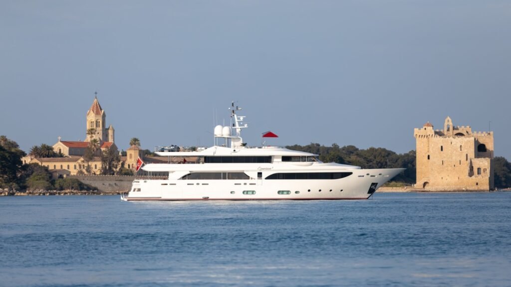 CRN motor yacht, beach club open in St Barts Caribbean