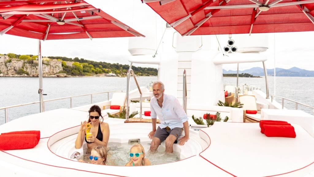 CRN Yachts for Charter in Grand Bahama Island, sun deck and aft