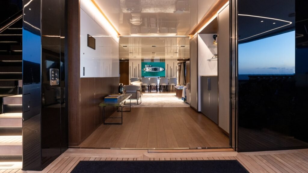 Enterprise - Main deck aft looking forward